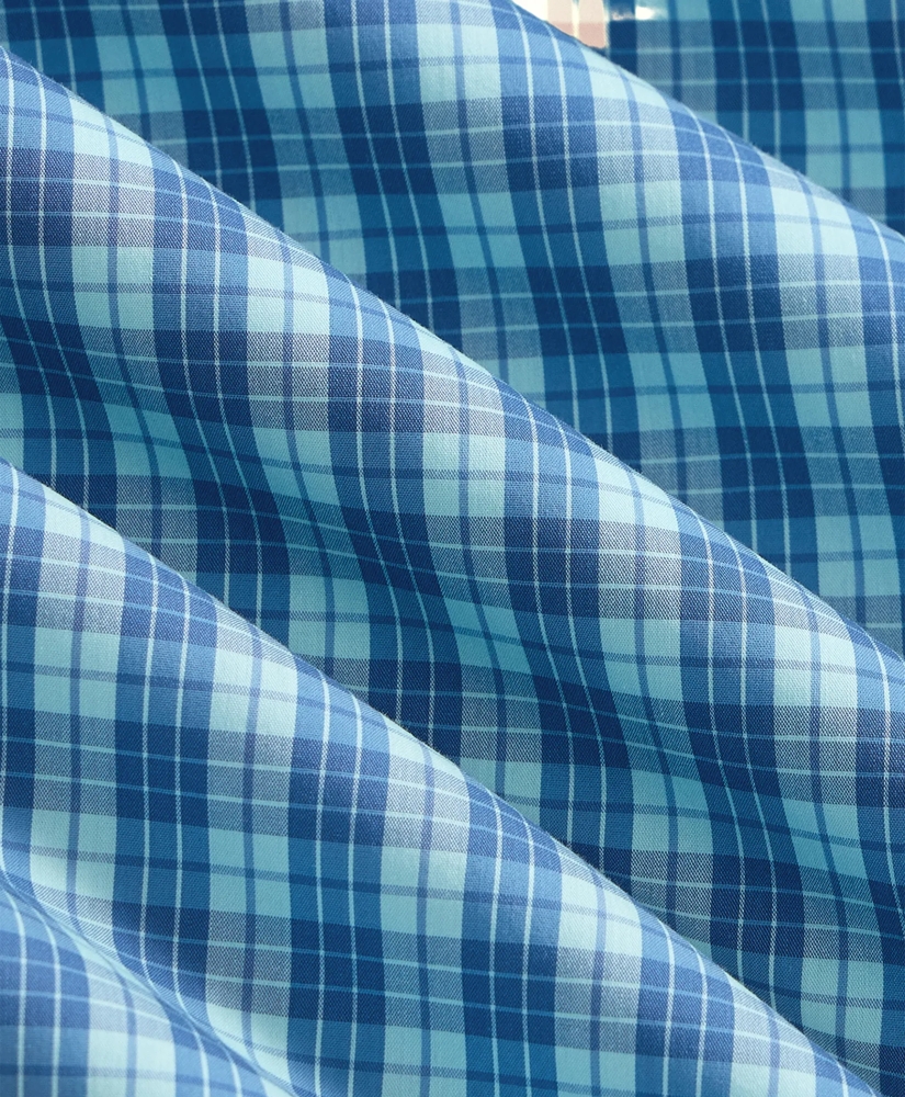 Performance Series Stretch Polo Button-Down Collar, Tartan Sport Shirt, image 6