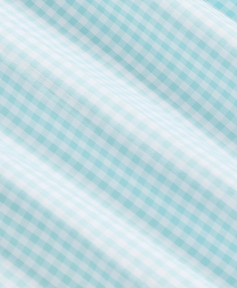 Performance Series Stretch Polo Button-Down Collar, Gingham Sport Shirt, image 3
