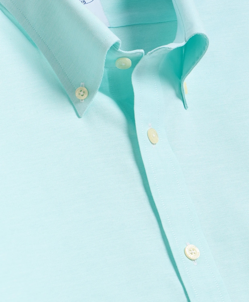 Stretch Non-Iron Cotton-Oxford Polo Button-Down Short-Sleeve Sport Shirt, image 5