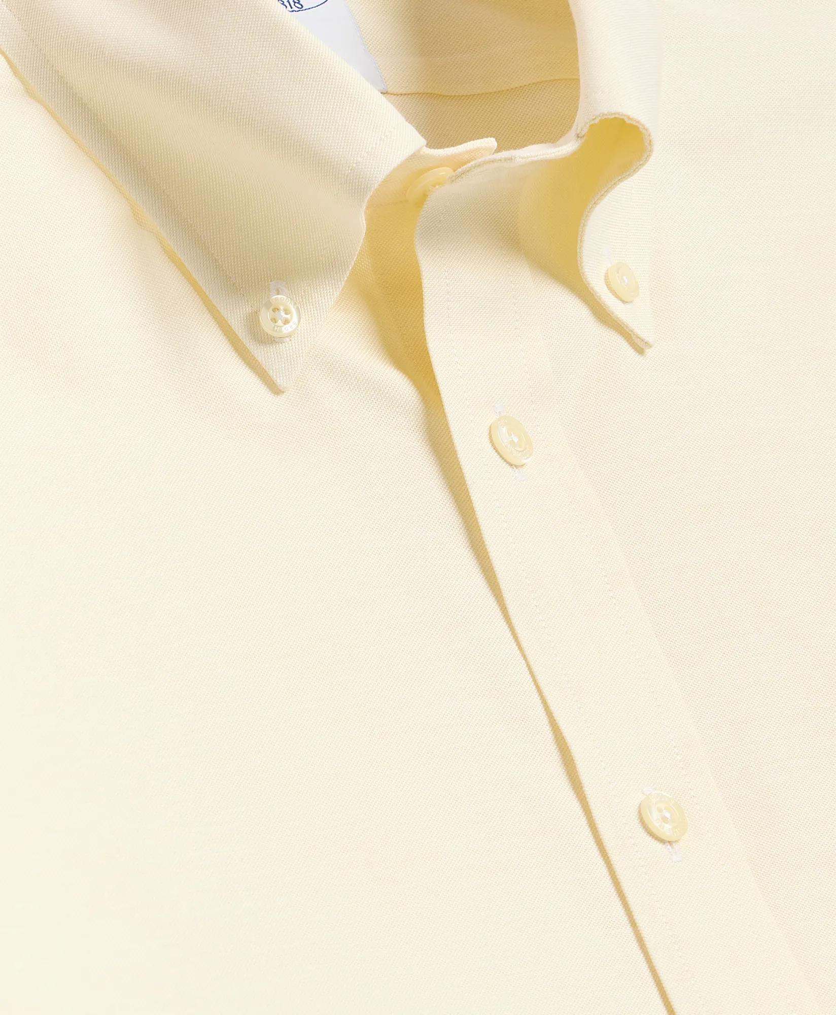 Stretch Non-Iron Cotton-Oxford Polo Button-Down Short-Sleeve Sport Shirt, image 2