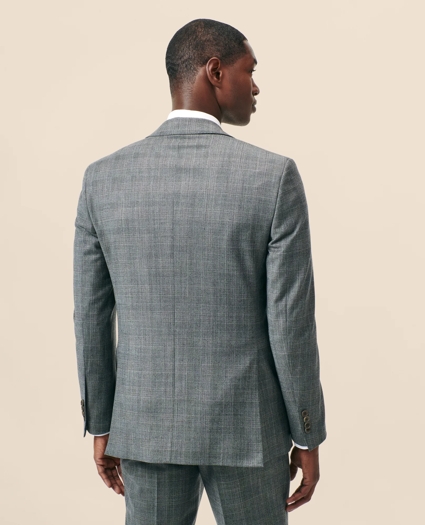 Classic-Fit Stretch Wool Blend Check Suit Jacket, image 3