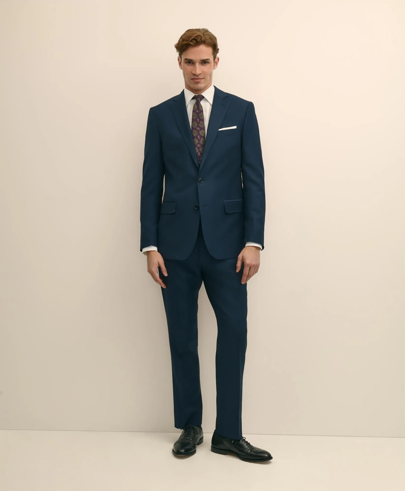 Classic-Fit Stretch Wool Blend  Nailhead Suit Jacket, image 2
