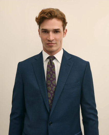 Classic-Fit Stretch Wool Blend  Nailhead Suit Jacket, image 3