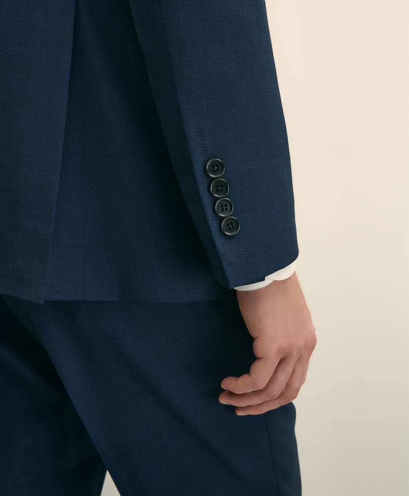 Classic-Fit Stretch Wool Blend  Nailhead Suit Jacket, image 5