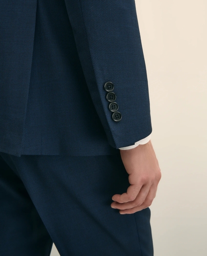 Classic-Fit Stretch Wool Blend  Nailhead Suit Jacket, image 5