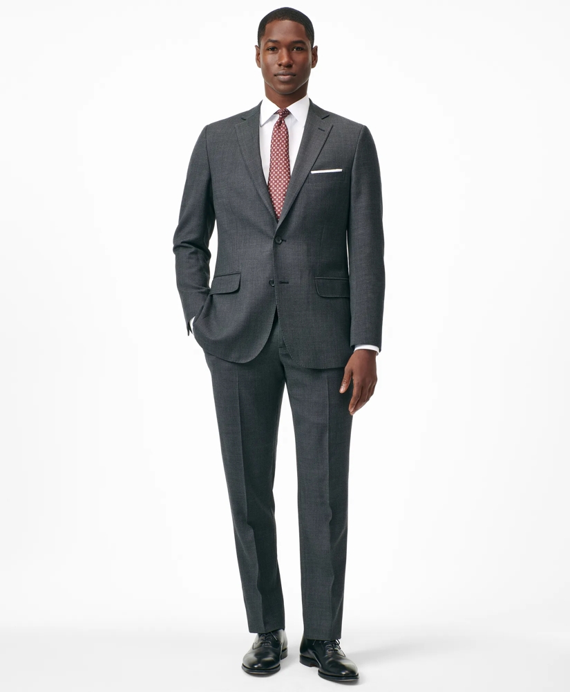 Classic-Fit Stretch Wool Blend  Nailhead Suit Jacket, image 2