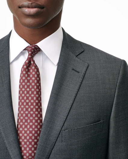Classic-Fit Stretch Wool Blend  Nailhead Suit Jacket, image 3