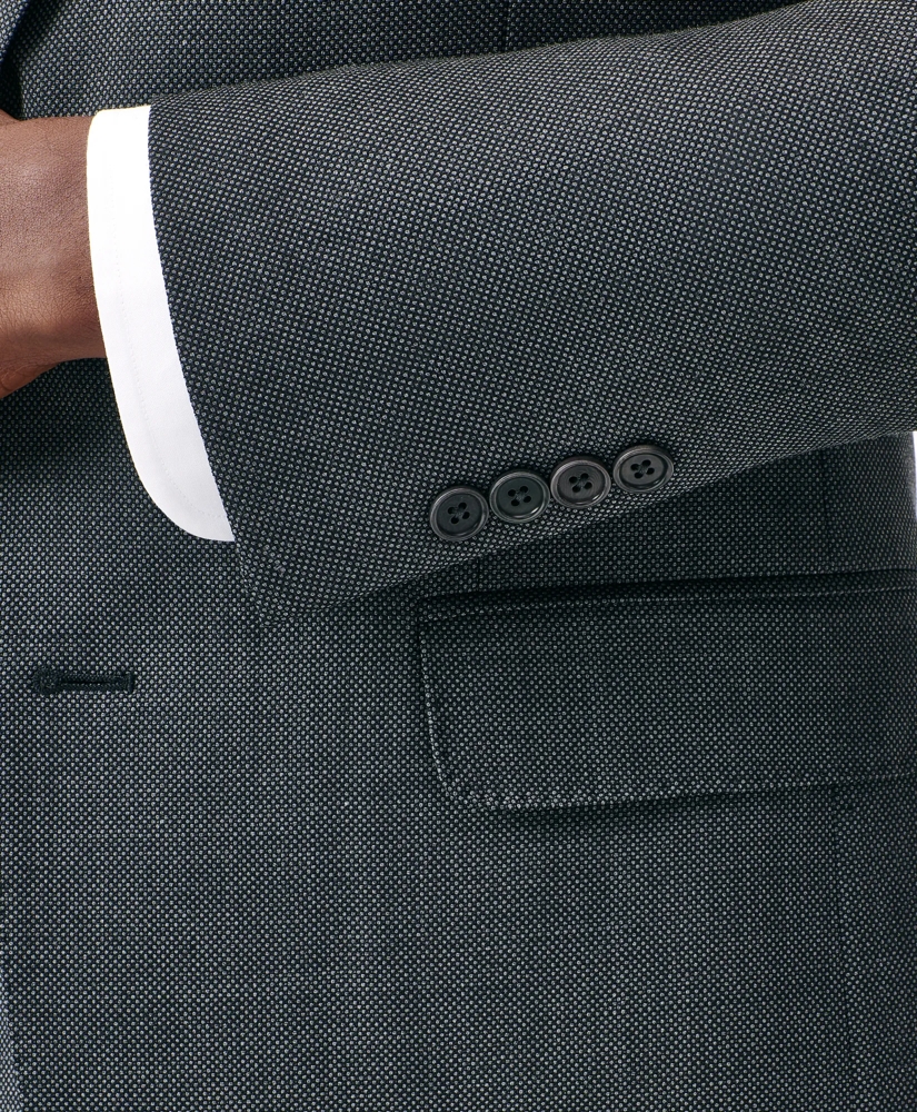 Classic-Fit Stretch Wool Blend  Nailhead Suit Jacket, image 4
