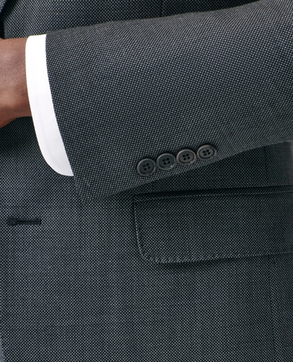 Classic-Fit Stretch Wool Blend  Nailhead Suit Jacket, image 4