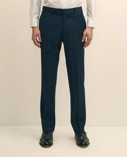 Classic-Fit Stretch Wool Blend Nailhead Suit Pants, image 2
