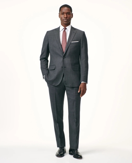 Classic-Fit Stretch Wool Blend Nailhead Suit Pants, image 2