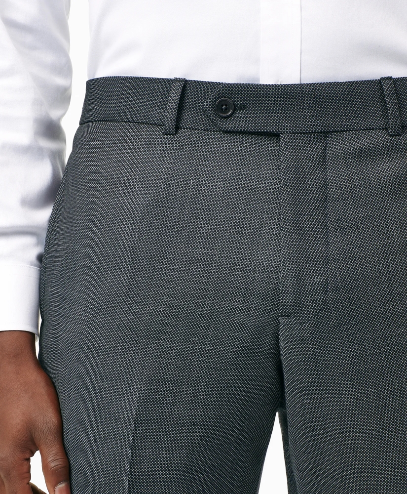 Classic-Fit Stretch Wool Blend Nailhead Suit Pants, image 4