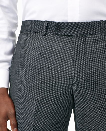 Classic-Fit Stretch Wool Blend Nailhead Suit Pants, image 4