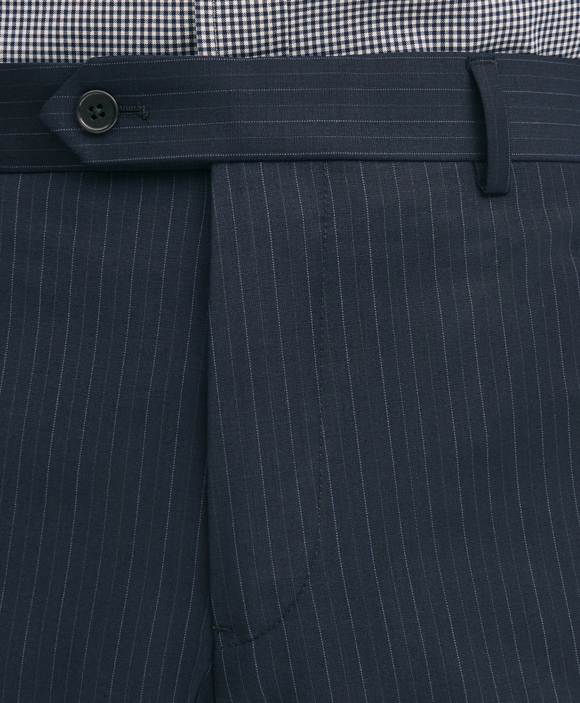 Classic-Fit Stretch Wool Blend Multi-Pinstripe Suit Pants, image 4