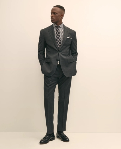 Slim-Fit Stretch Wool Blend Mini-Houndstooth Suit Jacket, image 2