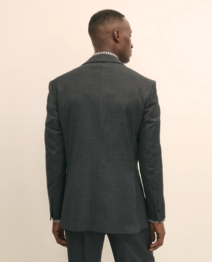 Slim-Fit Stretch Wool Blend Mini-Houndstooth Suit Jacket, image 5