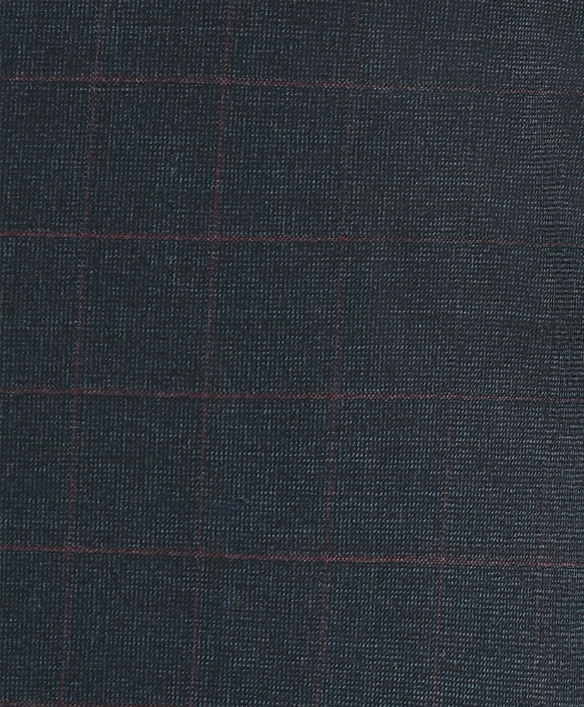 Classic-Fit Stretch Wool Blend Windowpane Suit Jacket, image 6