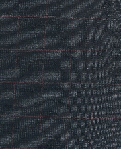 Classic-Fit Stretch Wool Blend Windowpane Suit Jacket, image 6