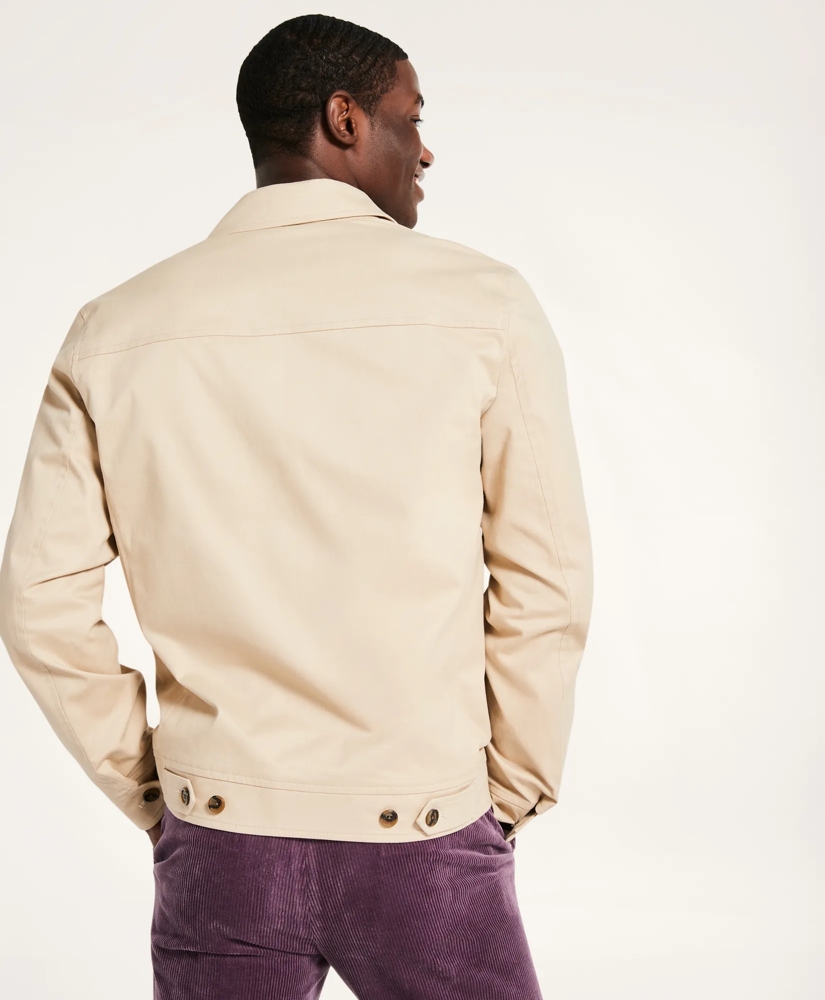 Stretch Cotton Twill Bomber Jacket, image 4