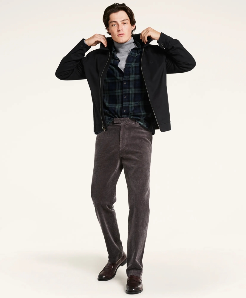 Stretch Cotton Twill Bomber Jacket, image 2