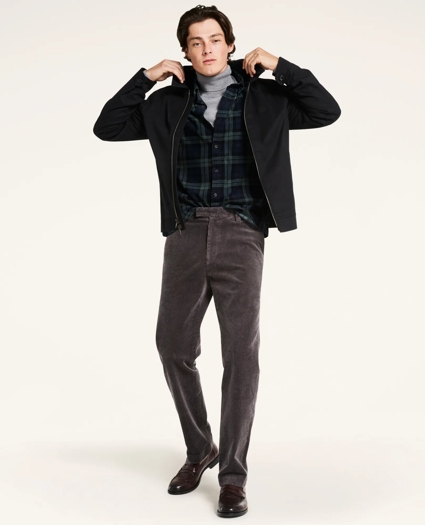 Stretch Cotton Twill Bomber Jacket, image 2