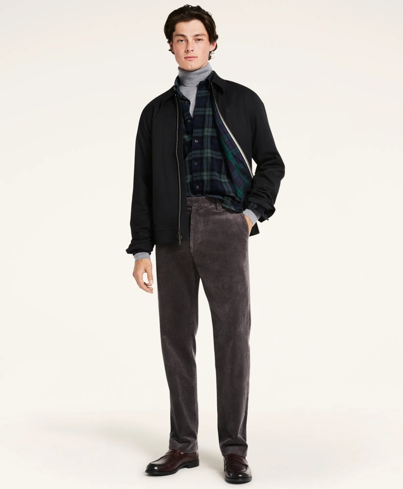 Stretch Cotton Twill Bomber Jacket, image 3