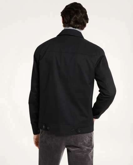 Stretch Cotton Twill Bomber Jacket, image 4