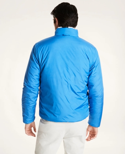 Reversible Plaid Quilted Puffer Jacket, image 4