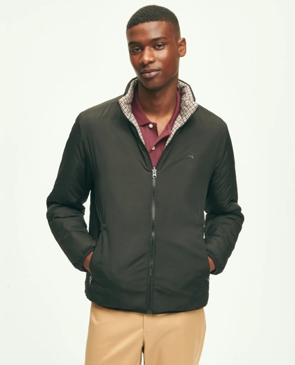 Reversible Guncheck Puffer Jacket, image 2