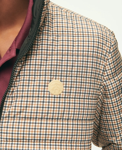 Reversible Guncheck Puffer Jacket, image 3