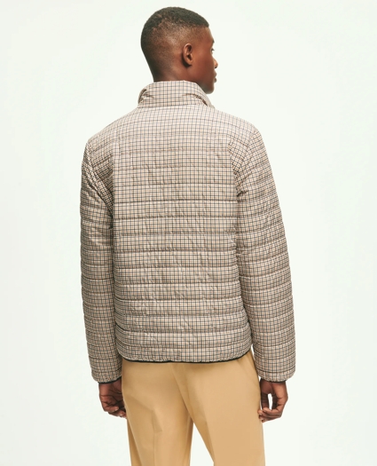 Reversible Guncheck Puffer Jacket, image 4