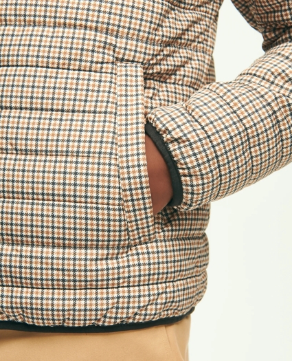 Reversible Guncheck Puffer Jacket, image 7
