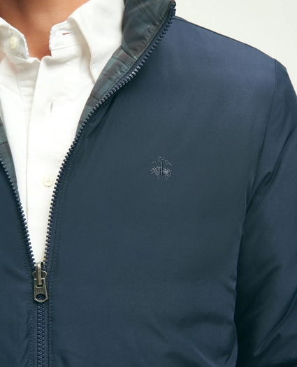 Reversible Black Watch Tartan Puffer Jacket, image 3