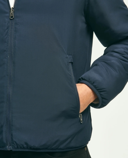 Reversible Black Watch Tartan Puffer Jacket, image 7