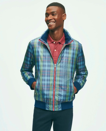 Madras Print Bomber Jacket, image 1