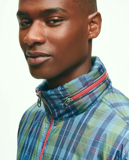 Madras Print Bomber Jacket, image 4