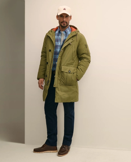 Water-Resistant Down Hooded Parka, image 1