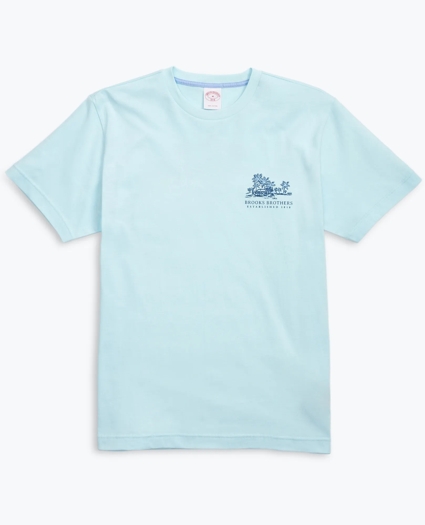 Hawaii-Print Cotton Jersey T-Shirt, image 1