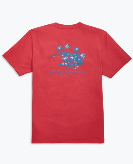 Hawaii-Print Cotton Jersey T-Shirt, image 3