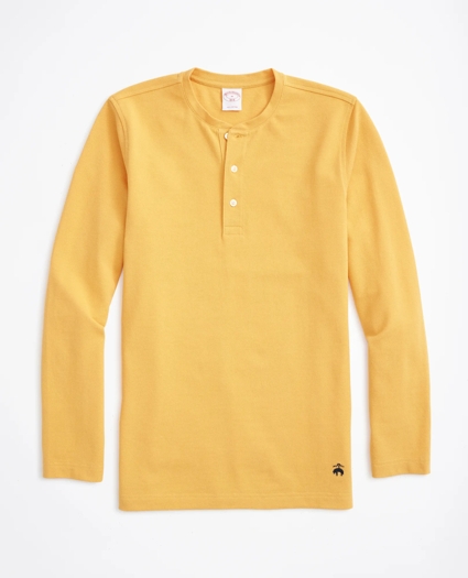 Cotton Pique Henley, image 1