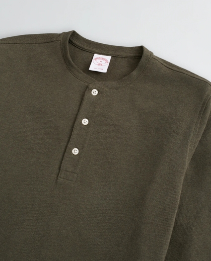Cotton Pique Henley, image 2