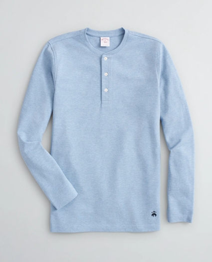 Cotton Pique Henley, image 1