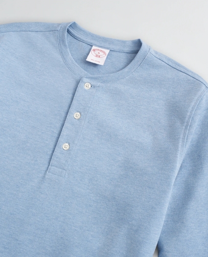 Cotton Pique Henley, image 2