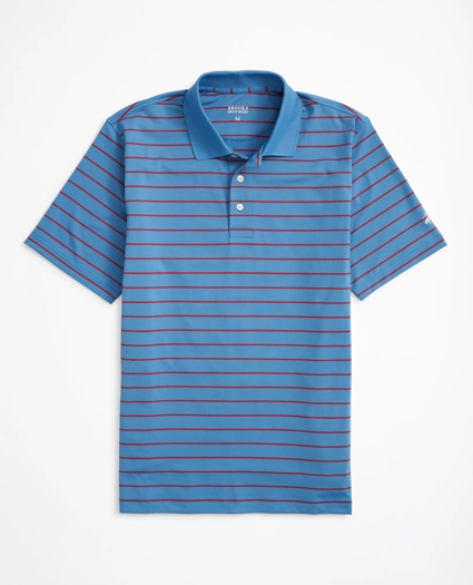 Striped Performance Series Polo Shirt, image 1