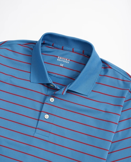 Striped Performance Series Polo Shirt, image 2