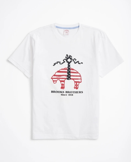 Stars & Stripes Logo Graphic T-Shirt, image 1