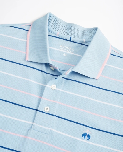 Brooks Brothers Stretch Performance Series Multi-Stripe Polo Shirt, image 2