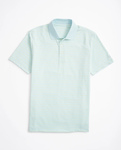 Brooks Brothers Stretch Performance Series Textured Bar Stripe Polo Shirt, image 1