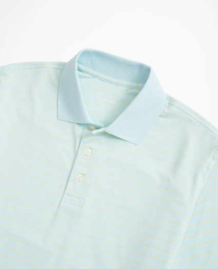 Brooks Brothers Stretch Performance Series Textured Bar Stripe Polo Shirt, image 2