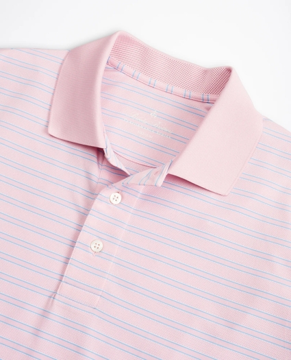 Brooks Brothers Stretch Performance Series Textured Bar Stripe Polo Shirt, image 2